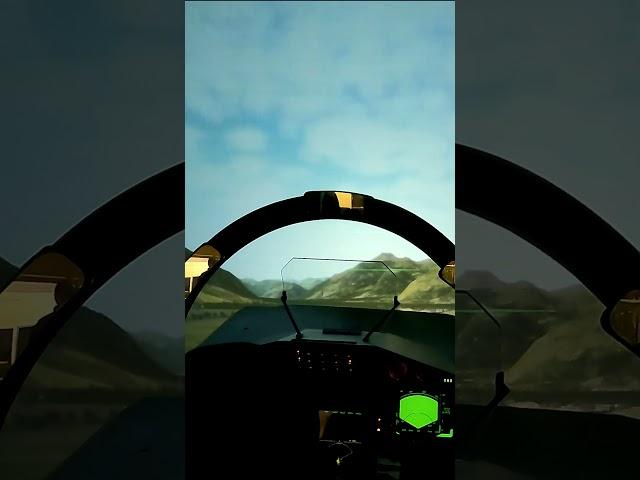 Jas 39 Gripen Simulator Takeoff #shorts #airforce #simulator