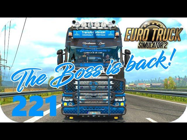 ETS2 DX11 | 221 | TransArt: The Boss is back! | Scania R580