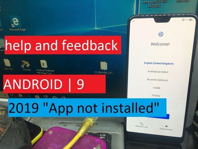 FREE Solution Bypass FRP All Huawei 2019 ANDROID 9 NOT " help and feedback" & " app not installed"