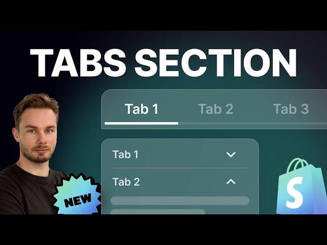 Tabs Section for Shopify - Add it to any theme