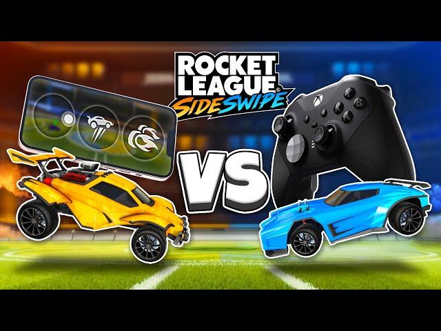 Controller Vs Touch Players at EVERY Rank in Rocket League Sideswipe (Who's Better?)