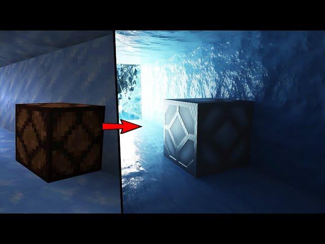 Ultra Modded vs Vanilla Minecraft | Ray Tracing - 4K