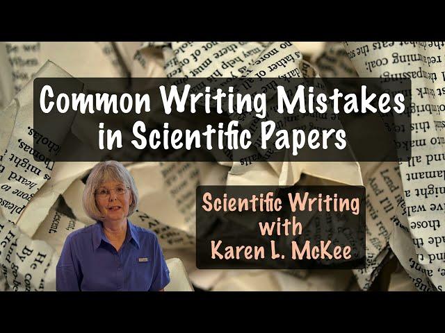 Common Writing Mistakes in Scientific Papers