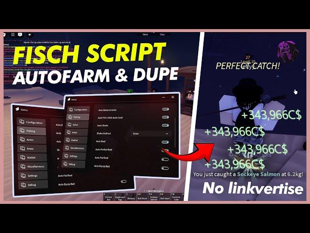 [FAST] Fisch Script/Hack Native – Auto Fish, Auto Sell, Dupe Fish (Mobile & PC)