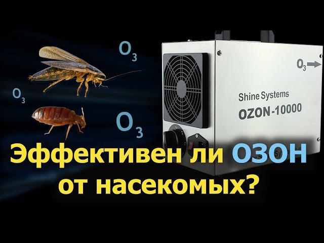 Генератор ОЗОНА против клопов и тараканов — тест