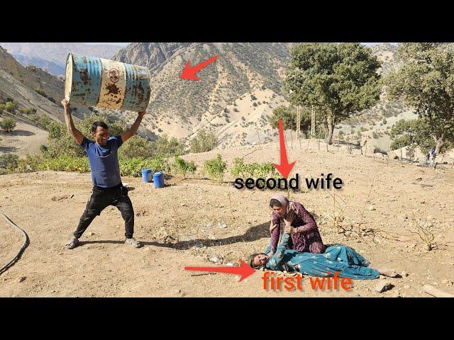 Brutal: The monster's second wife tries to destroy the first wife....