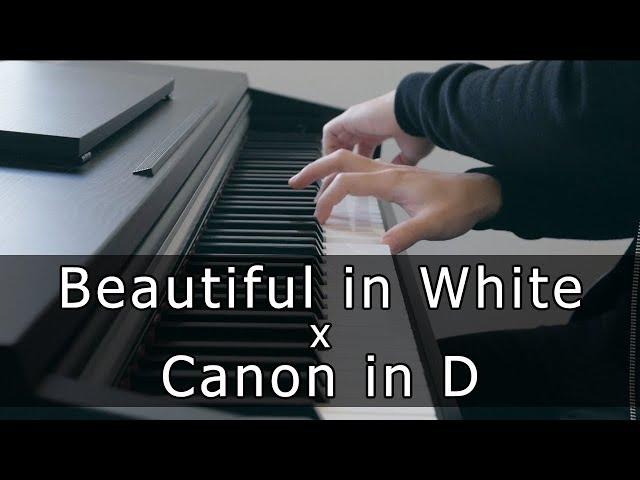 Beautiful in White x Canon in D (Piano Cover by Riyandi Kusuma)