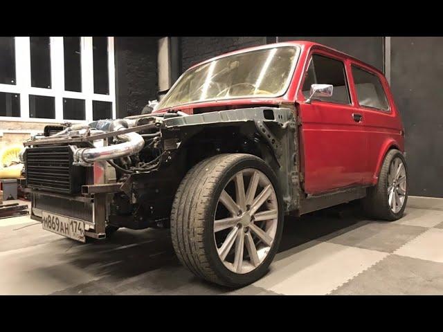 Турбо Нива 4x4 с Японским мотором 2jz gte by GAZcustom