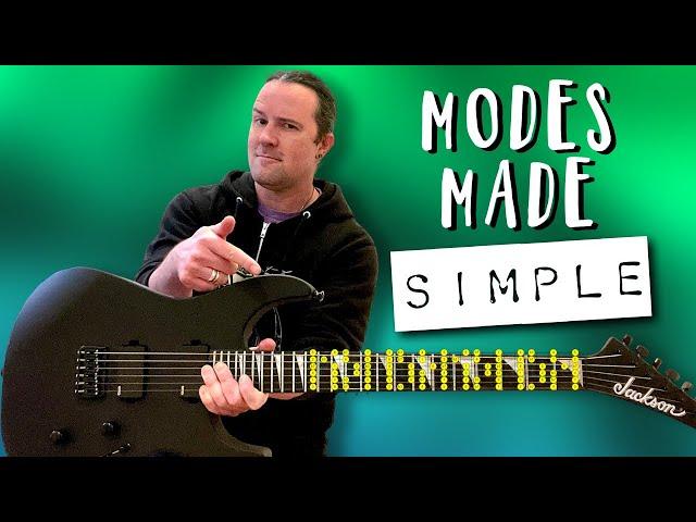 The EASIEST Way to Learn the Modes on Guitar!