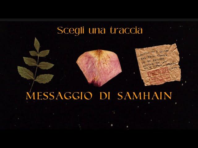 Messaggio di Samhain, scegli una traccia