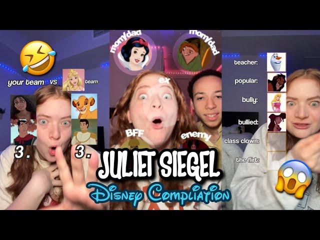 *20 MINUTE* Juliet Siegel Disney Video Compilation!(Disney Pregnancy & more⁉️)