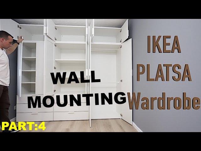 IKEA PLATSA Wardrobe wall mounting/PLATSA doors adjustment/ PART:4