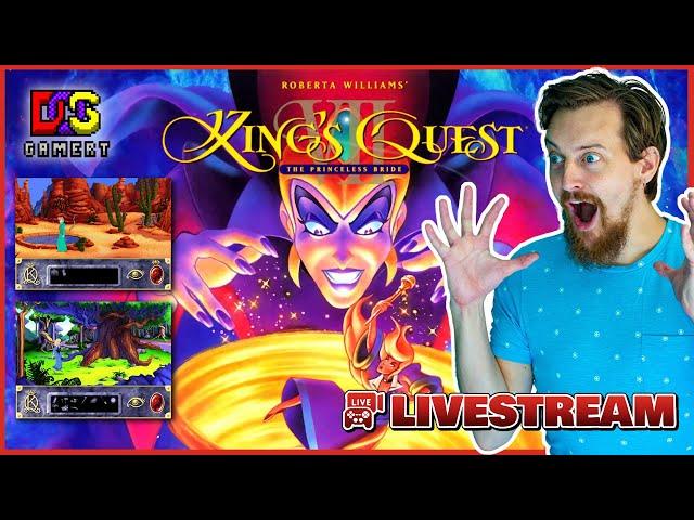 Live Dosgaming Adventure:  KING'S QUEST VII:The Princeless Bride  (1994) [ MS-DOS ]