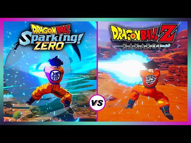 Dragon Ball Sparking Zero vs Dragon Ball Z Kakarot - Early Side By Side Comparison