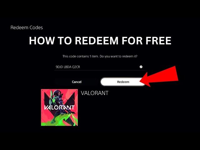 How to Redeem Valorant on Ps5 for Free(PS5/XBOX)(FREE CODE)