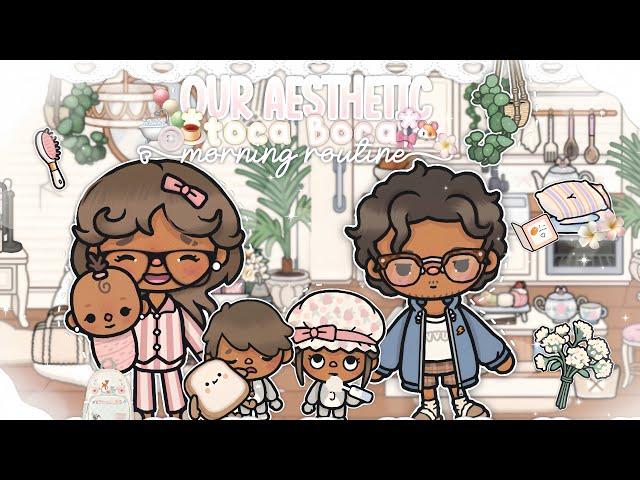 Our aesthetic *toca boca* morning routine  || *with voice* || #tocaboca #tocalifeworld