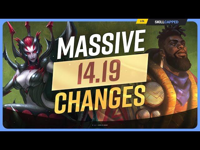 NEW PATCH 14.19 CHANGES: MASSIVE ITEM & RUNE UPDATE - League of Legends