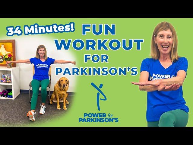 FUN Workout for Parkinson's | 34 Minute Coordination, Cardio & Balance Workout