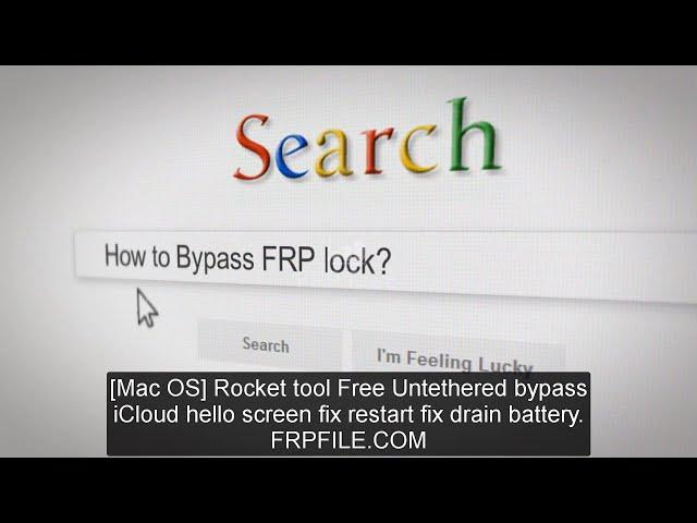 Bypass iCloud hello screen fix restart fix drain battery by Rocket tool