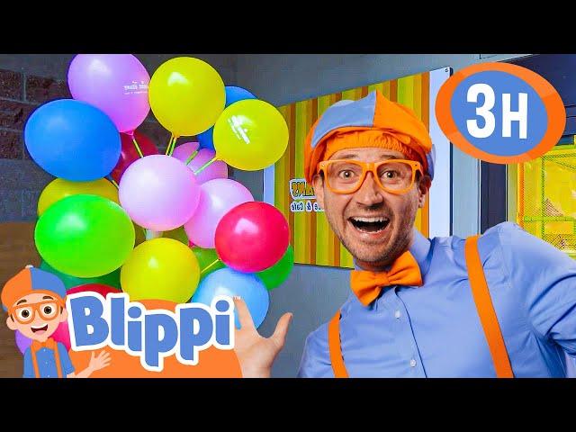 Colorful Balloons Everywhere!! | Blippi - Kids Playground | Educational Videos for Kids