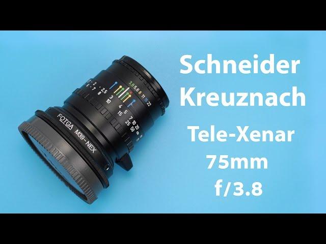 Schneider-Kreuznach Tele-Xenar 75mm f3.8 to  Sony NEX adapted