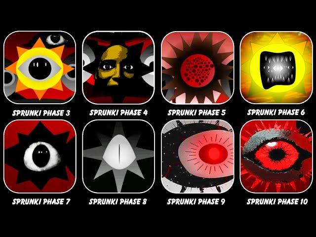 Phase 3 VS Phase 4 VS Phase 5 VS Phase 6 VS Phase 7 VS Phase 8 VS Phase 9-10 in Incredibox Sprunki !