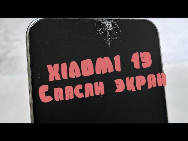 Xiaomi Mi 13 Спасли экран. Замена стекла, сохранили заводскую матрицу / Mi13 Only  Glass replacement