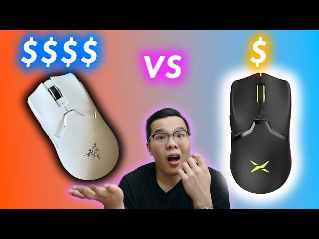 $240 RAZER VIPER V2 PRO vs $40 CLONE! (Delux M800 pro)