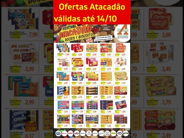 Ofertas do ATACADÃO Válidas de 01 até 14/10/24 #atacadao