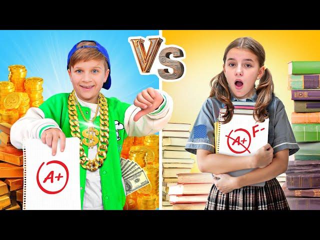 Rich vs Poor SCHOOL Student + More Best School Videos