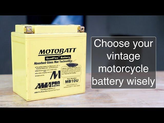 Battery Options for Vintage Honda Motorcycles