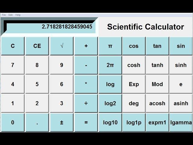 How to Create  Scientific Calculator in Python - Full Tutorial