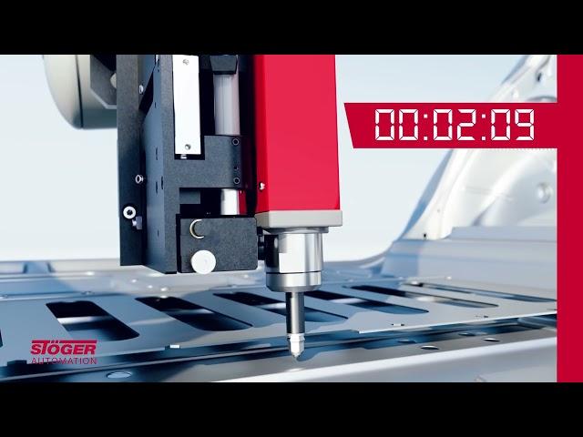 STÖGER blind rivet nut setting system (BMS) for fully automated production