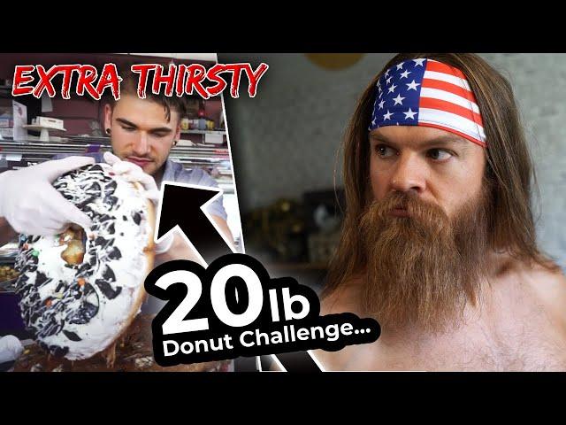 100K Subscriber 20 LB DONUT CHALLENGE!!! (Yes, 20 lbs)