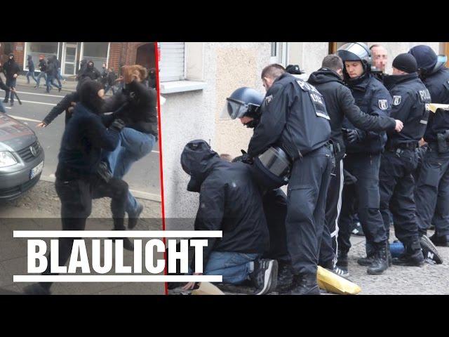 Hertha BSC Berlin - Eintracht Frankfurt / Hooligan-Massenschlägerei