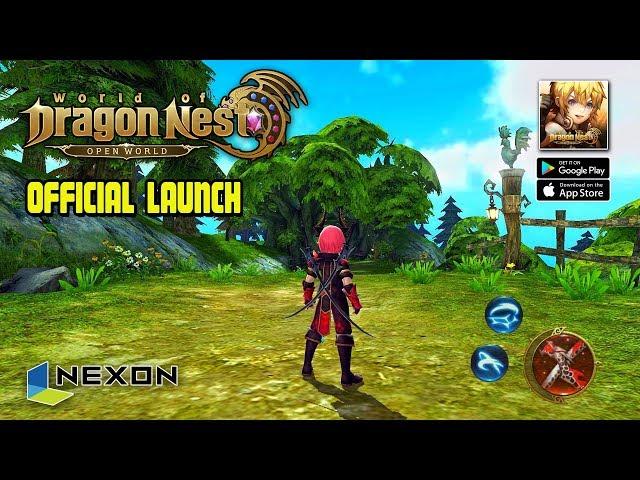 World of Dragon Nest (NEXON) - Official Launch Gameplay (Android/IOS)