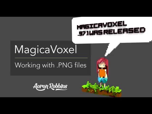 Using PNG Images to Create MagicaVoxel Models