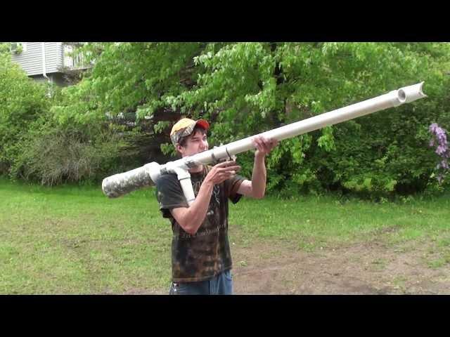 Potato cannon firing