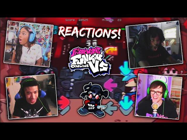 Youtuber's React To Friday Night Funkin' VS Accelerant Hank!