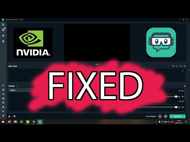 StreamLabs OBS Black Screen Fix NVIDIA Laptop (Windows 10)