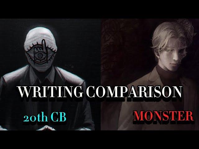 20th Century Boys vs Monster | writing comparison