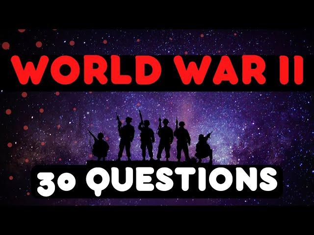 World War II Quiz Questions - GK WW2