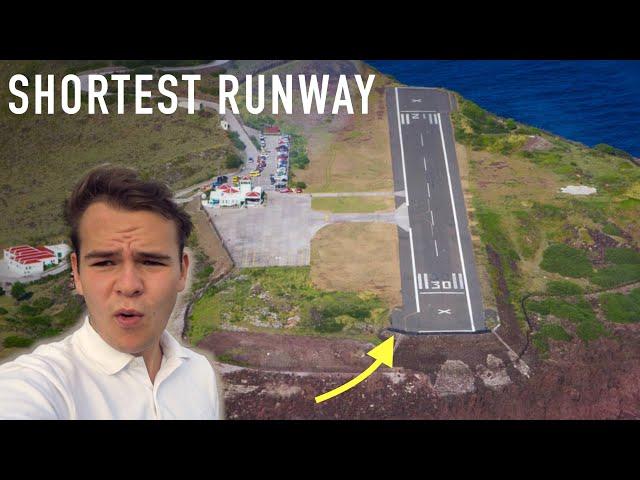 Here's What It's Like To Fly To The SHORTEST RUNWAY In The World