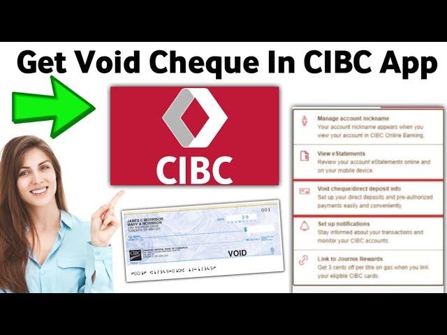 How To Get Void Cheque In CIBC Bank App (2025)