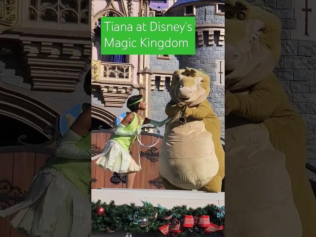 Tiana at Mickey's Magical Friendship Faire Magic Kingdom #thisismagic #tiana