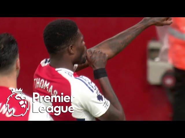 Thomas Partey powers Arsenal 2-0 ahead of Nottingham Forest | Premier League | NBC Sports