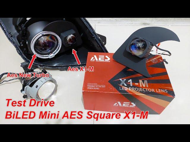 Test Drive BiLED Mini AES Square X1-M