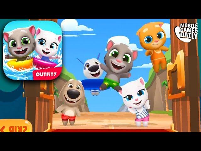 TALKING TOM POOL - ALL AREAS COMPLETED (iOS Android)