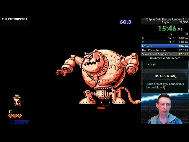 Прохождение Chip and Dale 2 - any% speedrun in 17:54 by GreyGurd