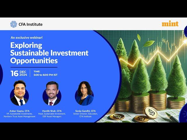 Exploring Sustainable Investment Opportunities l CFA Institute